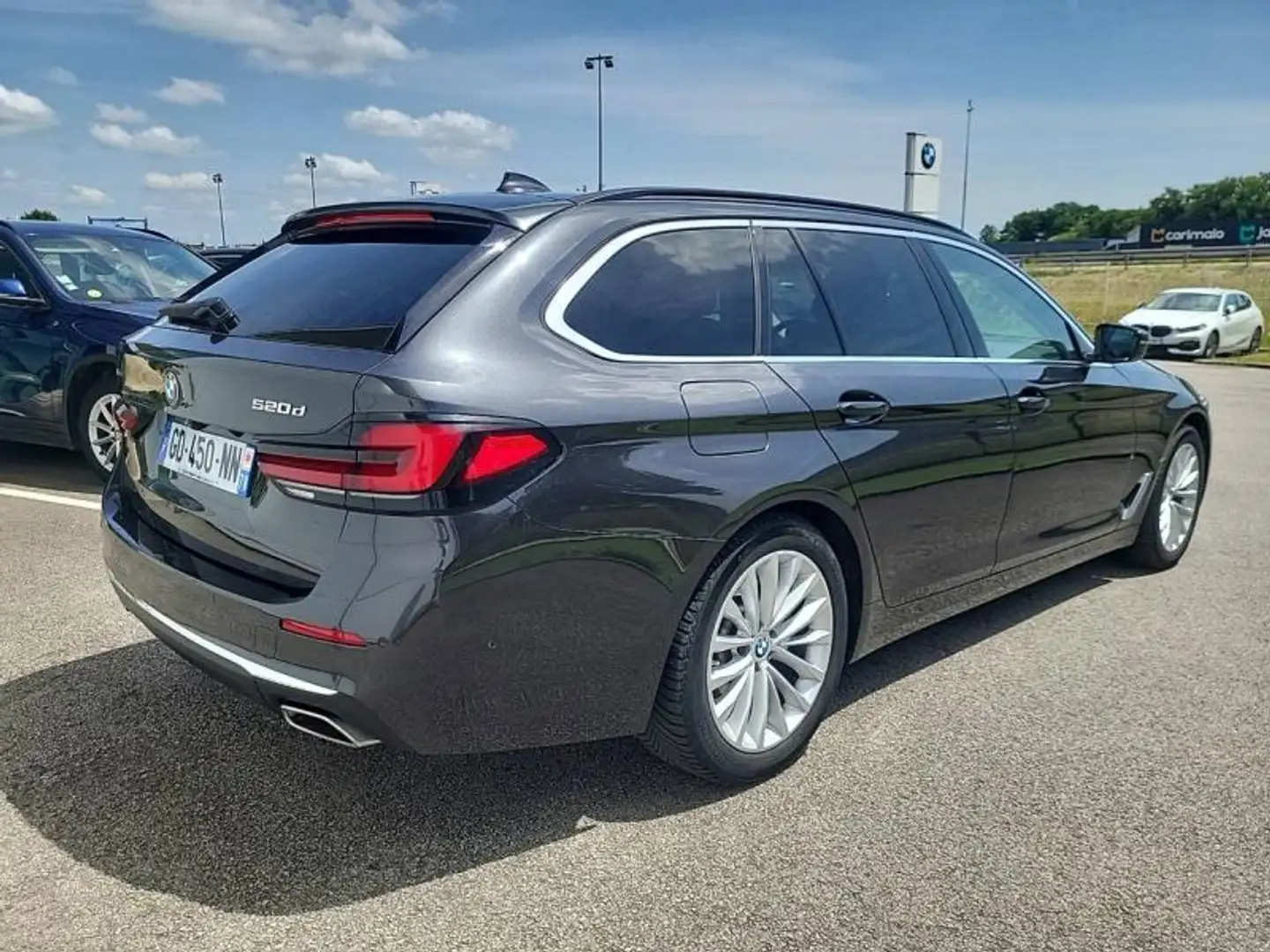 BMW 520 520dA xDrive 190ch Luxury Steptronic Gris - 2
