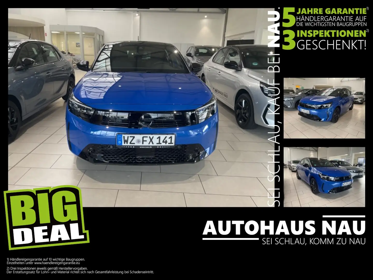 Opel Corsa 1.2 Turbo GS Automatik mit Sportsitze und Sportlen Blauw - 1