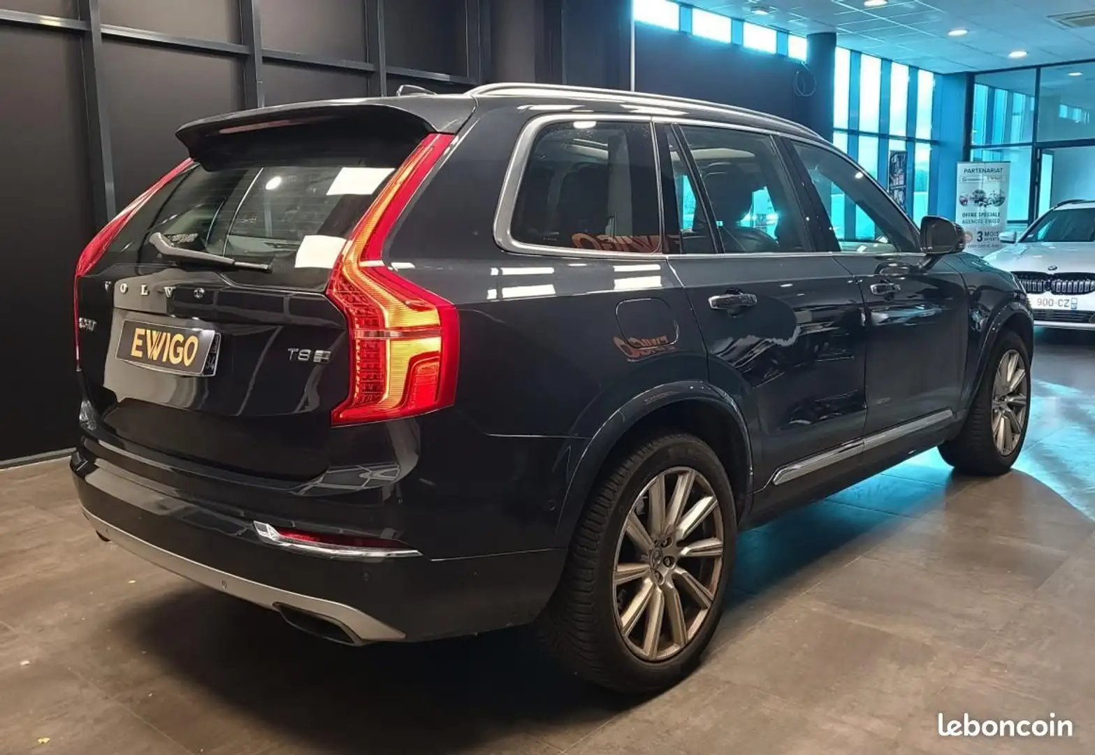 Volvo XC90 2.0 T8 407ch INSCRIPTION LUXE 4 AWD GEARTRONIC Blauw - 2