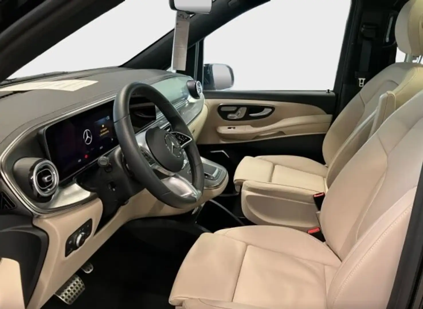 Mercedes-Benz V 300 V 300 d 4MATIC Exclusive lang Leder Beige Noir - 2
