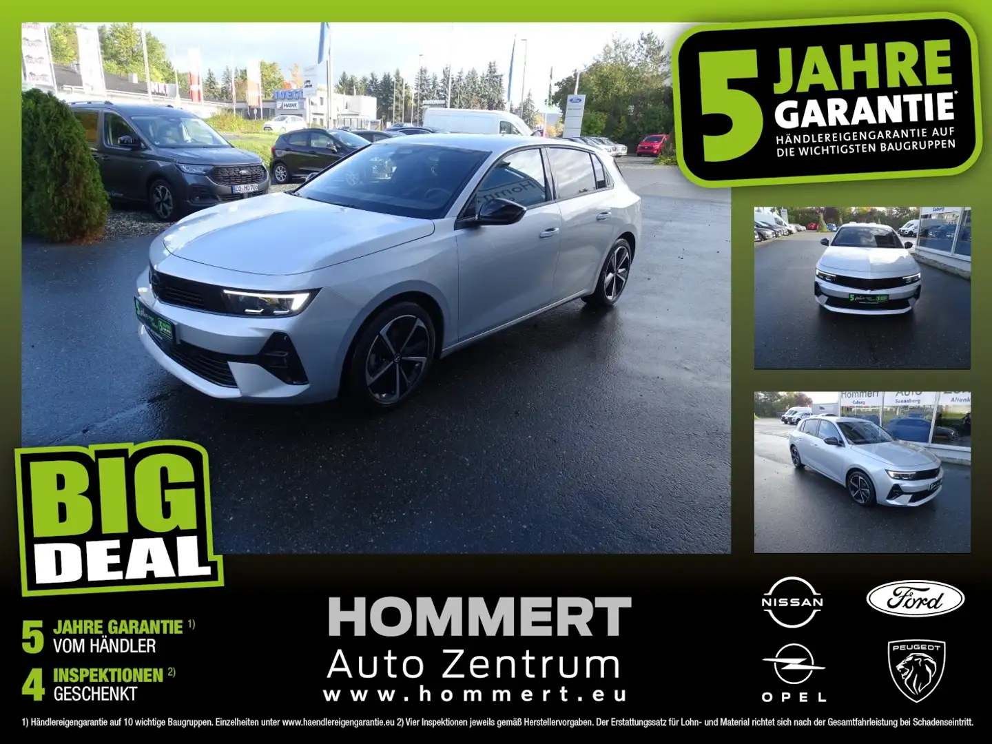 Opel Astra L 1.2 Turbo GS ACC+LED+Navi+SHZ+2xKlima+LM Silber - 1