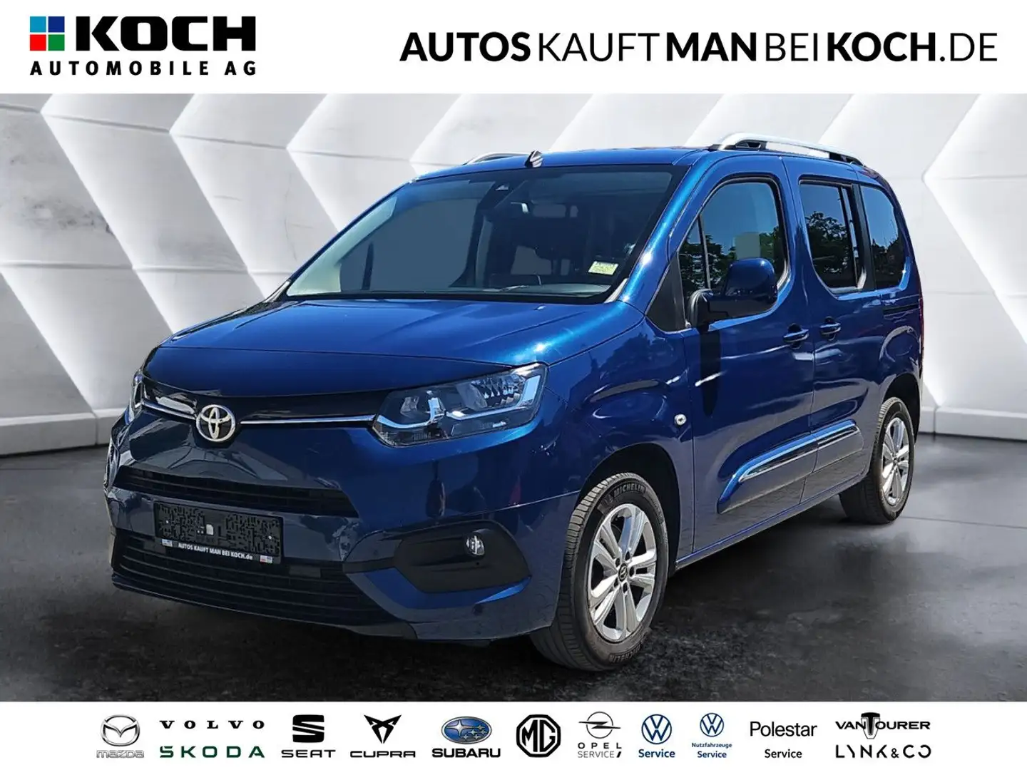 Toyota Proace City Verso 1.2 L1 KAMERA Klima Einparkhilfe Albastru - 1