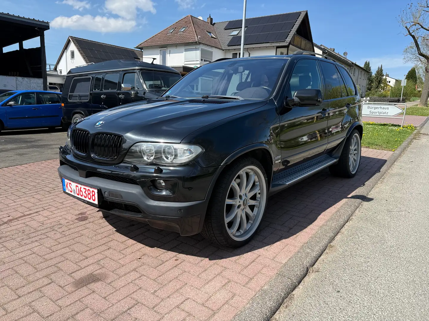 BMW X5 4.8is Standheizung Komfortsitze Luftfahwerk AHK Negro - 1