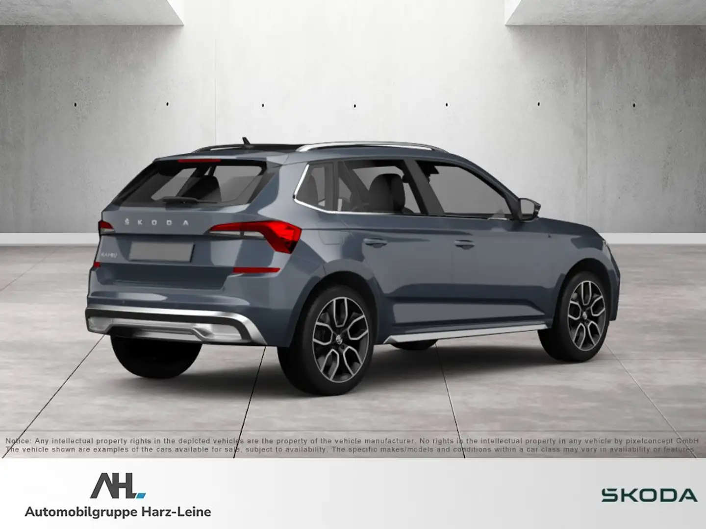 Skoda Kamiq 1.5 TSI Scoutline DSG LED Navi ACC RFK Grijs - 2