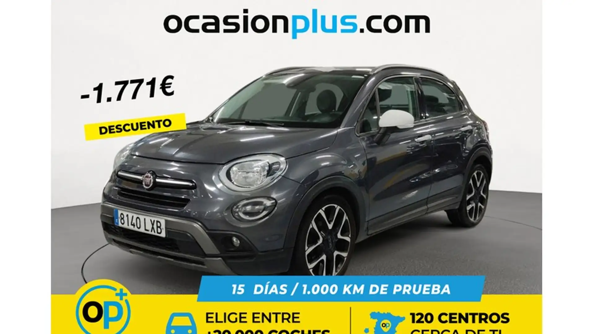 Fiat 500X 1.6Mjt S&S Cross 97kW Gris - 1