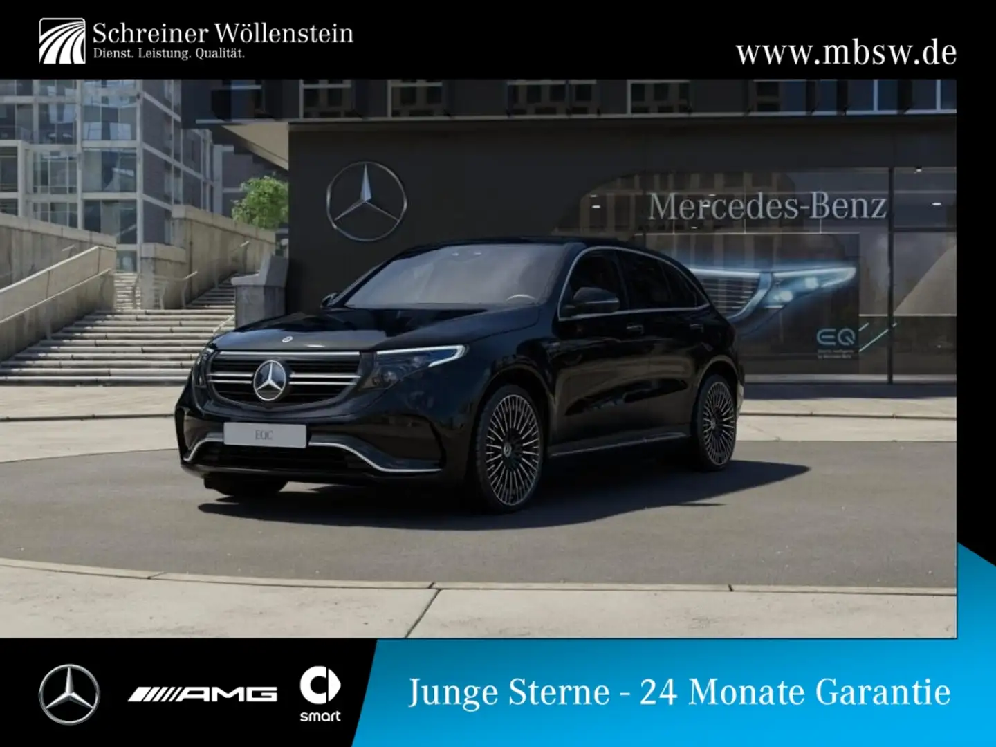 Mercedes-Benz EQC 400 4MATIC AMG Line AMG*Ambi*MBUX*Mbeam*360 Negro - 1
