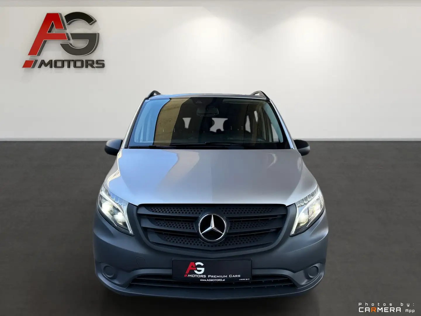 Mercedes-Benz Vito Tourer Pro 116 CDI lang 4x4 Aut/9.Sitze/LED/Kamer Gris - 2