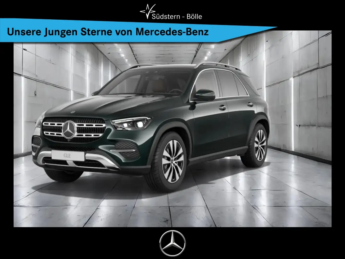 Mercedes-Benz GLE 450 4M +MEMORY+AMBIENTE+MULTIBEAM+PANO-DACH Vert - 1
