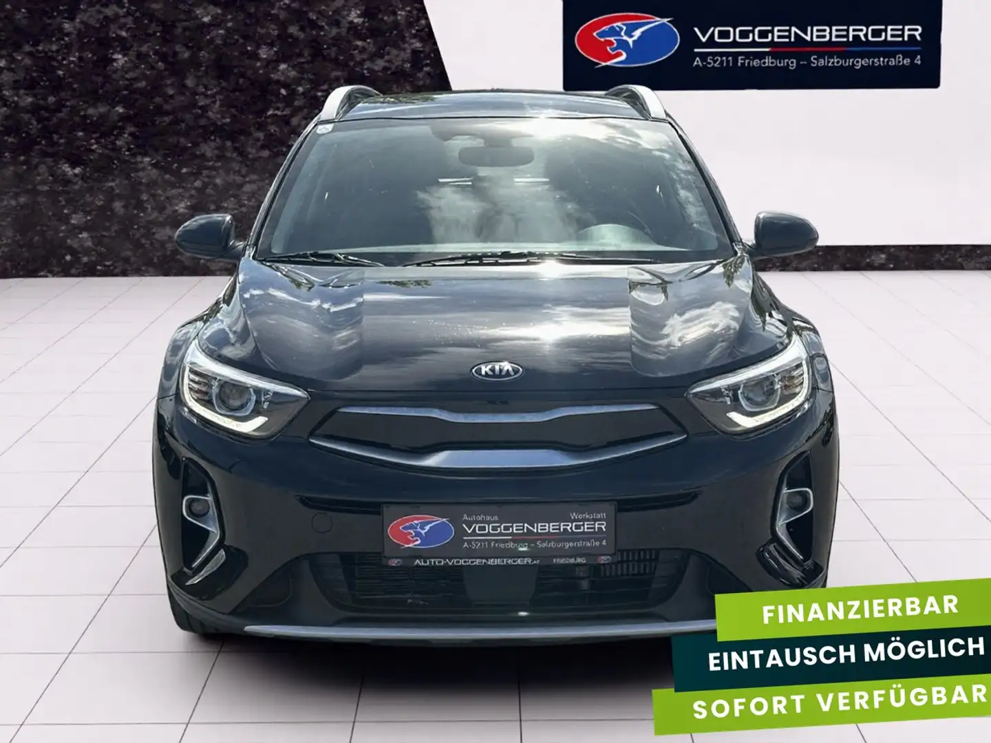 Kia Stonic Stonic 1,0 TGDI GPF ISG Silber DCT Aut. Schwarz - 2