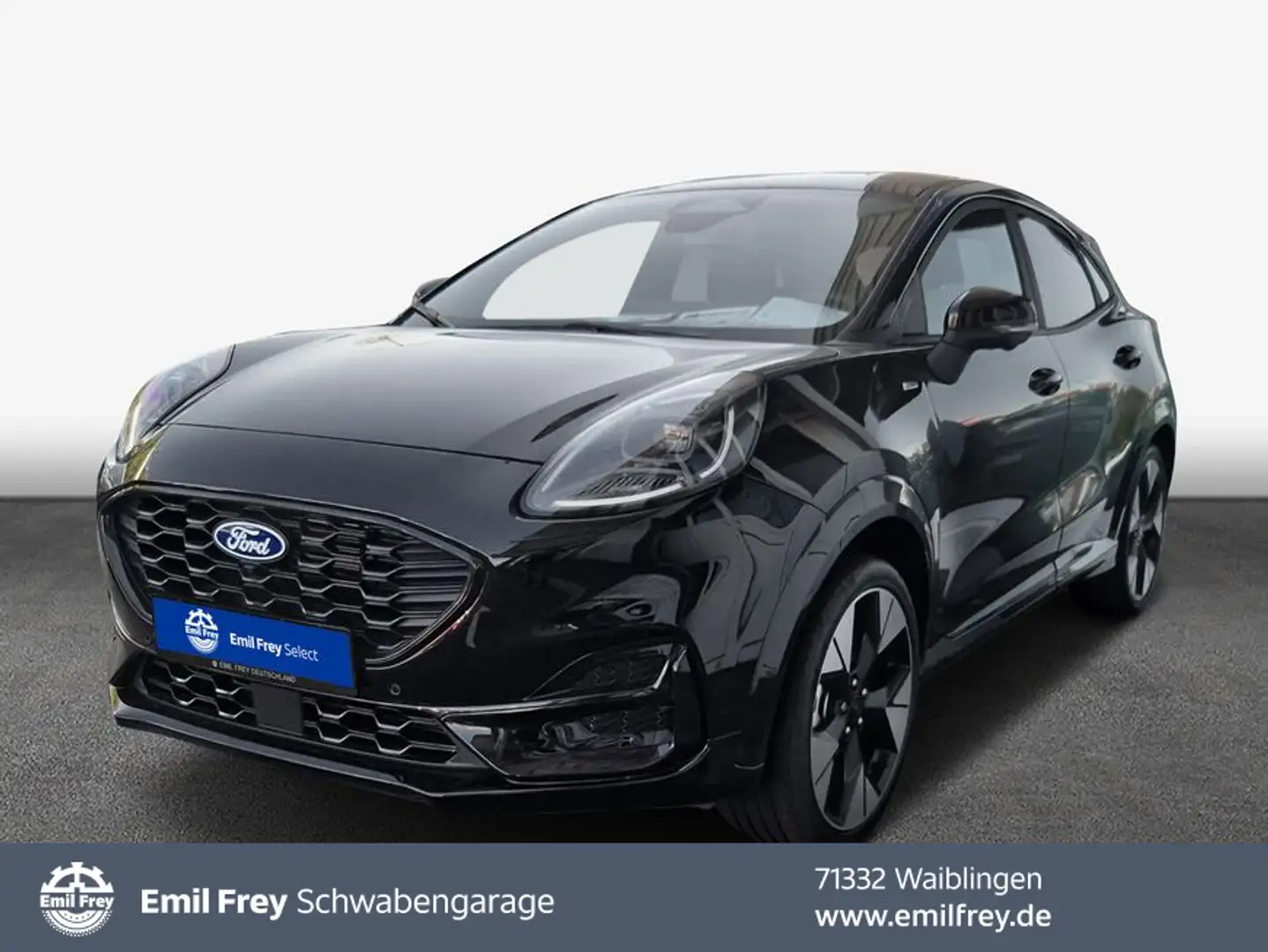 Ford Puma 1.0 EcoBoost Hybrid Aut. ST-LINE X 114 kW, 5- Schwarz - 1
