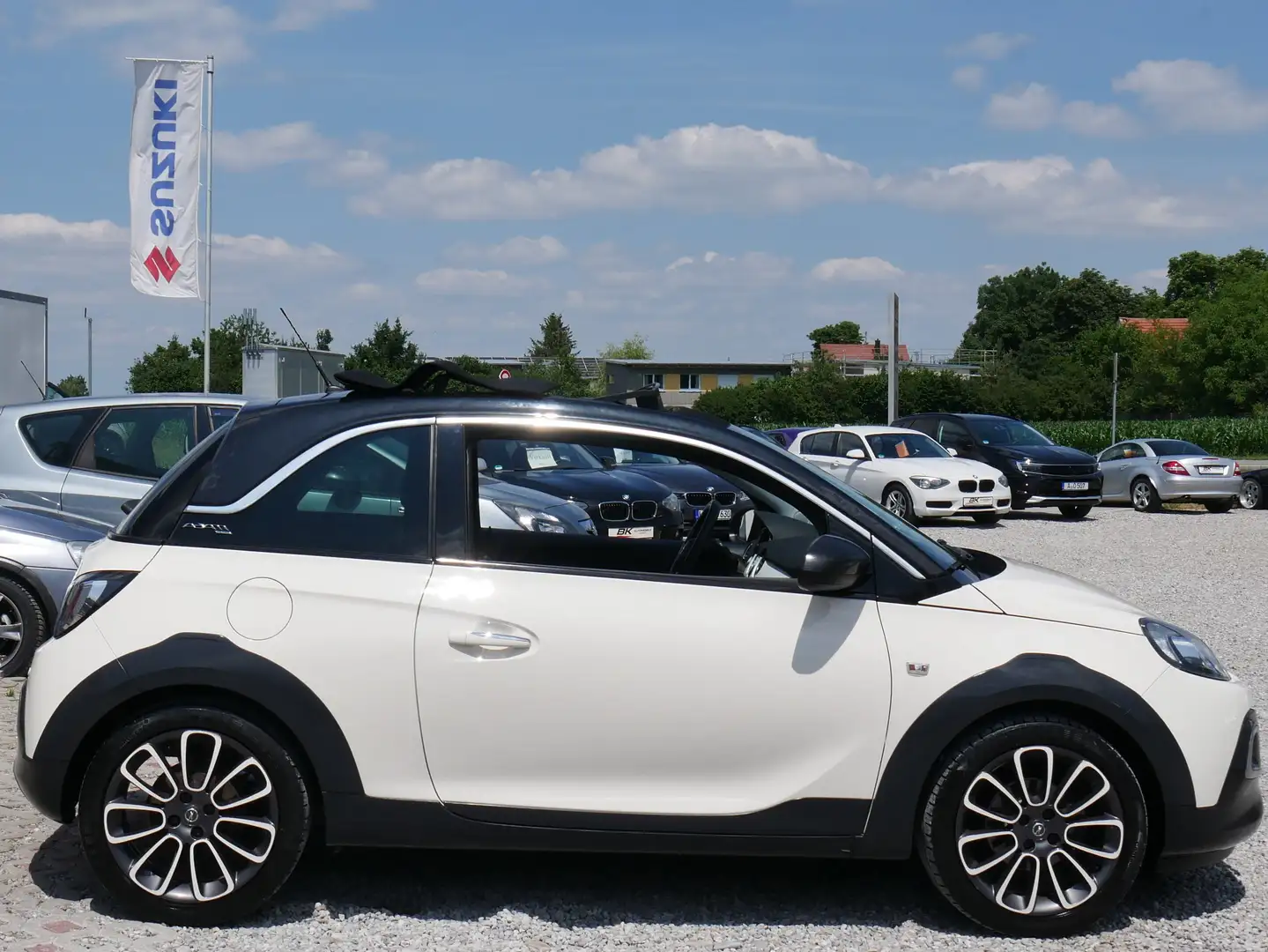 Opel Adam Scheckheft Faltdach Lenkrad,- Sitzheizung Klima Weiß - 2