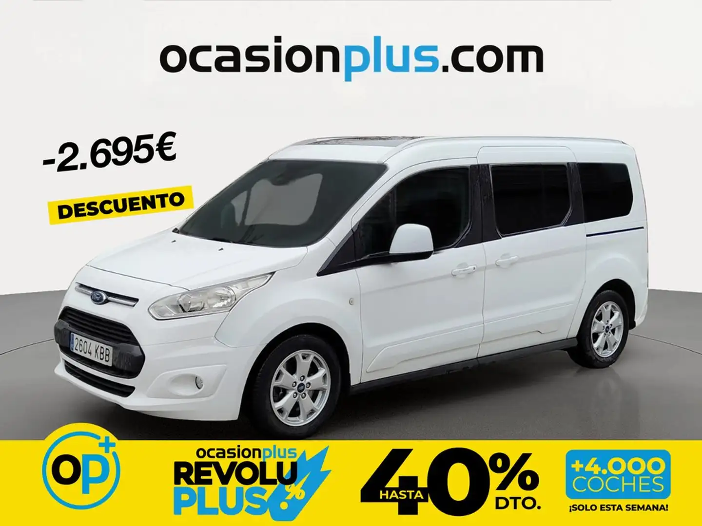 Ford Transit Connect Grand T 1.5TDCi S&S Titanium 120 Blanco - 1