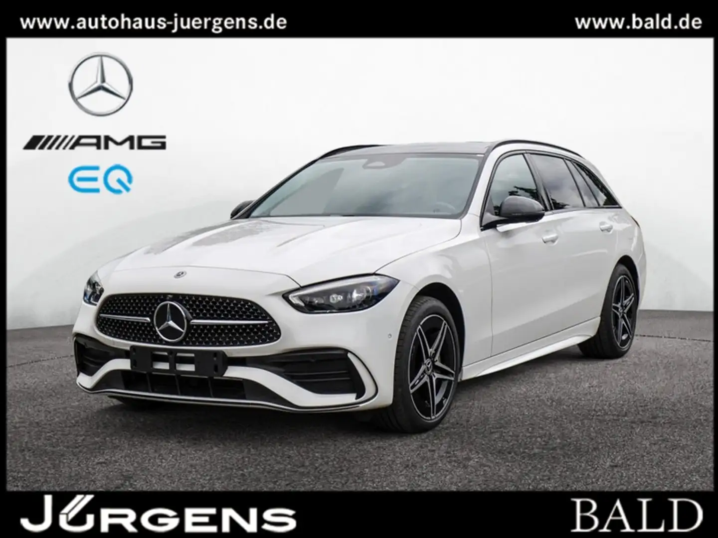 Mercedes-Benz C 300 de T AMG-Sport/DIGITAL/Pano/AHK/Dist/Night Weiß - 2