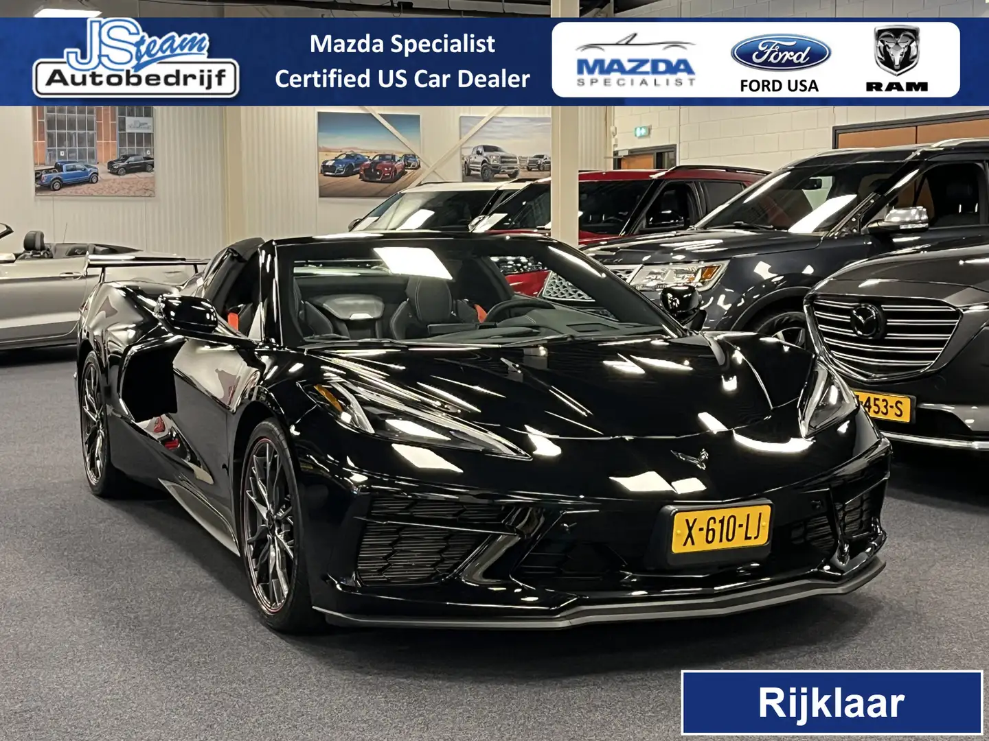 Chevrolet Corvette C8 6.2 V8 Stingray Cabriolet 497PK 70 Years Editio Noir - 1