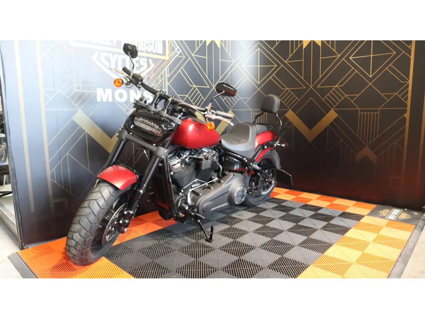 Harley-Davidson Fat Bob Sport/tour Rouge - 1