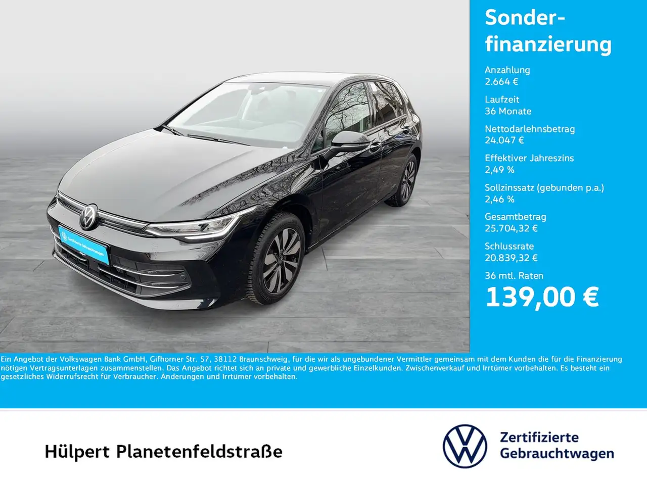 Volkswagen Golf VIII 1.5 eTSI GOAL FACELIFT ACC CARPLAY ALU