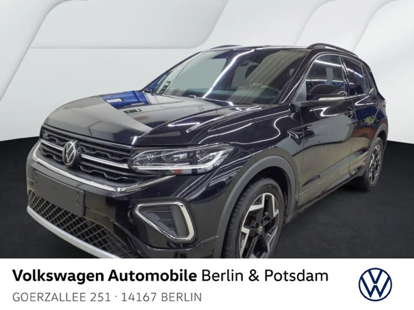 Volkswagen T-Cross 1.5 TSI DSG R-Line Navi R-Kam AHK LED Schwarz - 1