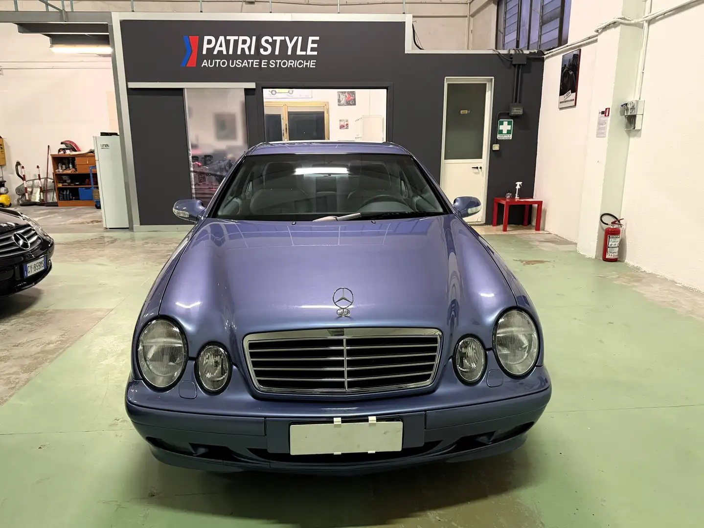 Mercedes-Benz CLK 200 Coupe k evo Avantgarde 63000 KM STORICA Blauw - 2