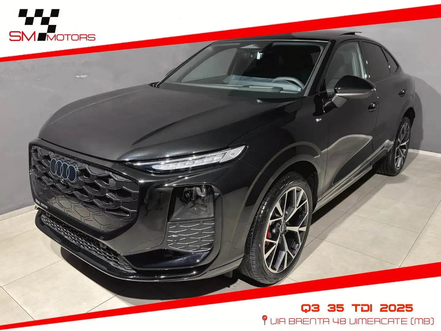 Audi Q3 Sportback 2.0 tdi S line edition 150cv s-tronic Nero - 1