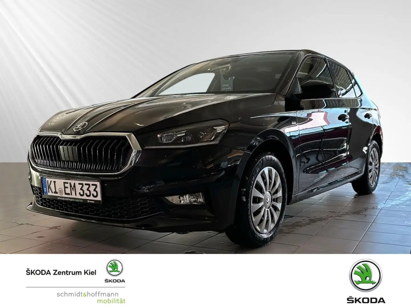 Skoda Fabia 1.0 TSI Selection OPF (EURO 6e) Klima Schwarz - 1