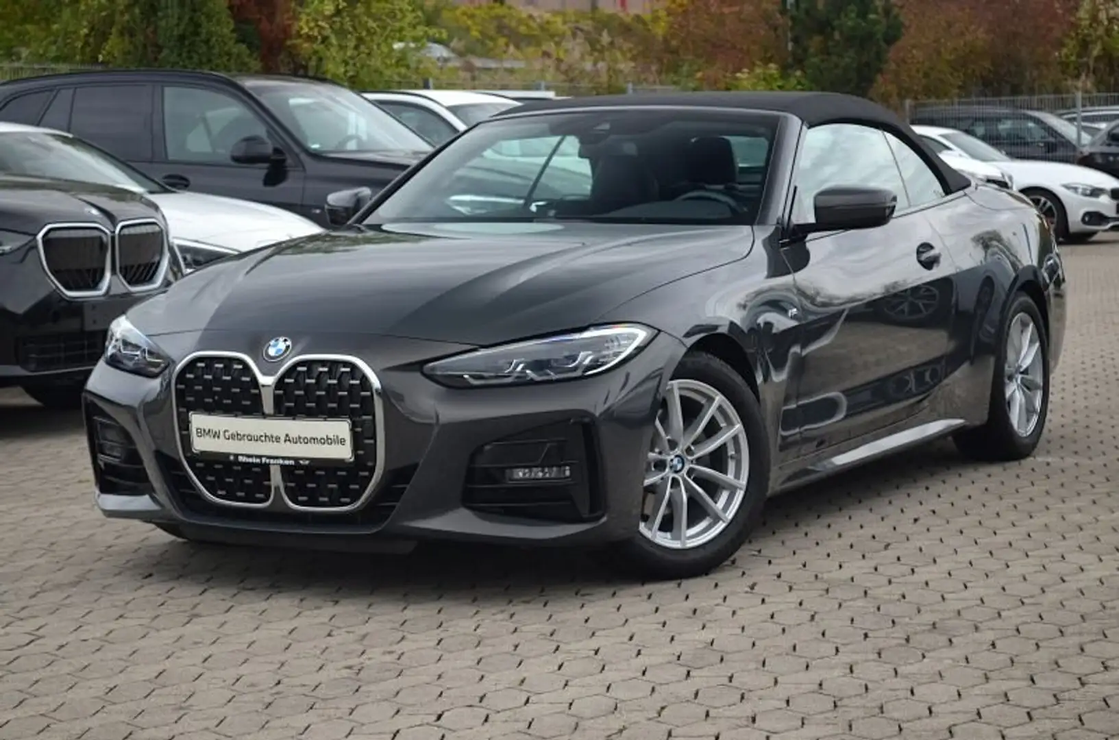 BMW 420 d Cabrio M Sport LiveCptPro.LED.Kam.Lenkhzg. Grau - 2