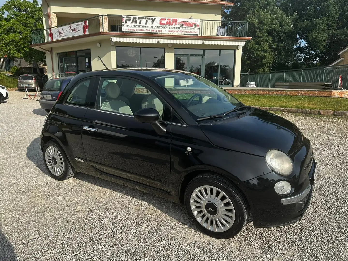 Fiat 500 500 1.2 Lounge 69cv Noir - 1
