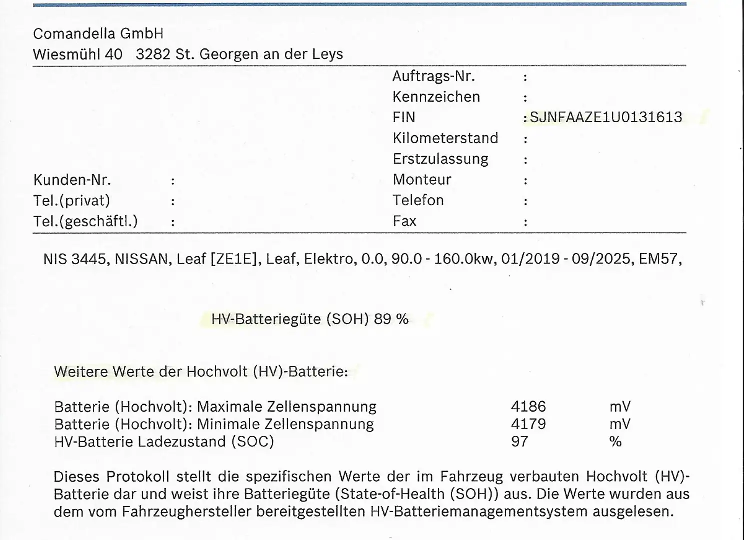 Nissan Leaf 40kWh Acenta Schwarz - 2