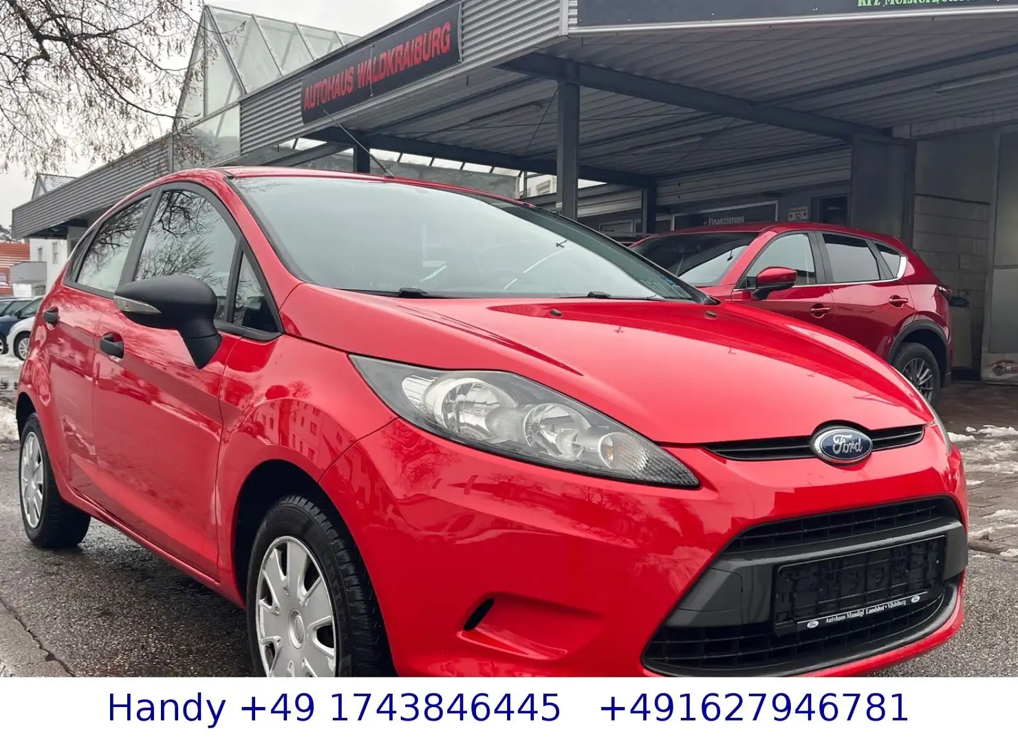 Ford Fiesta 1.2i Ambiente / 1.HAND / ZR NEU / TÜV NEU Rot - 2