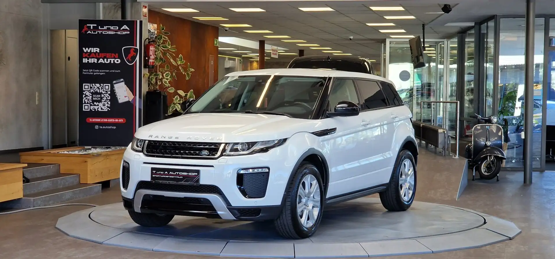 Land Rover Range Rover Evoque SE Dynamic AWD 1-Hand Aut. *Lenkradheizung*Leder* Weiß - 1