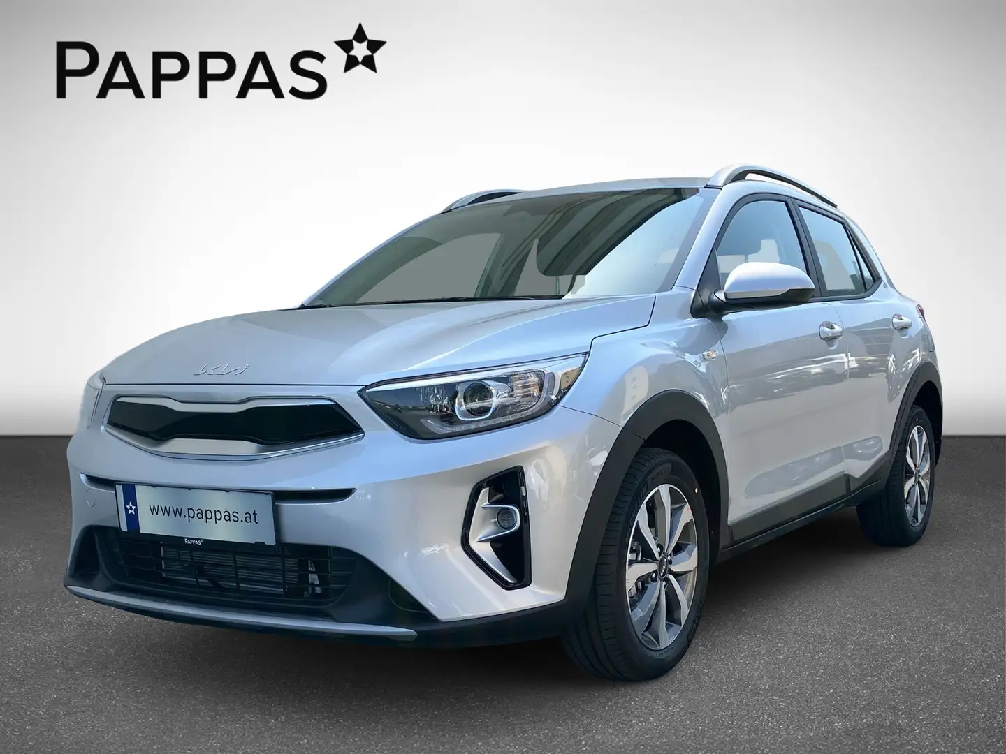 Kia Stonic SILBER 1.0 T-GDI 16' Alu, Klimaautomatik, Schwarz - 2