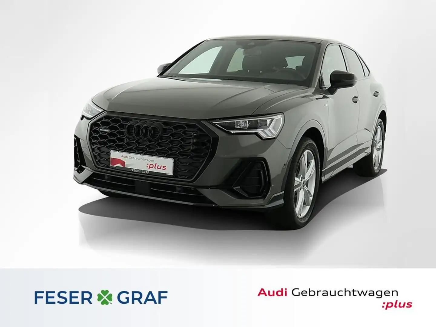 Audi Q3 Sportback 40 TFSI qu S Line Int Pano,Navi,LED,Lede Grau - 1