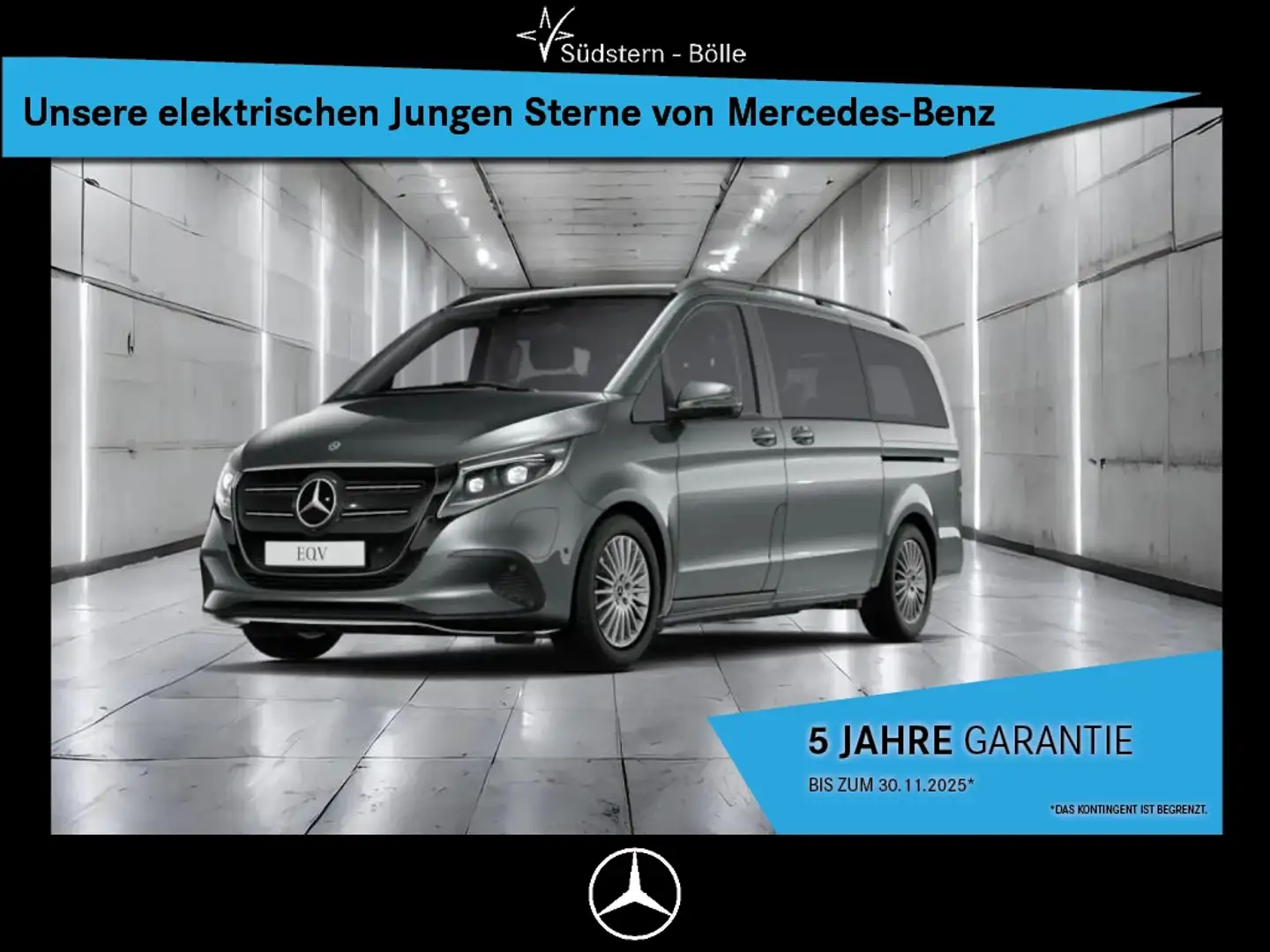 Mercedes-Benz EQV 300 PANO+DISTRO+MBUX+LED+360°+2*KLIMA+DAB Grau - 1