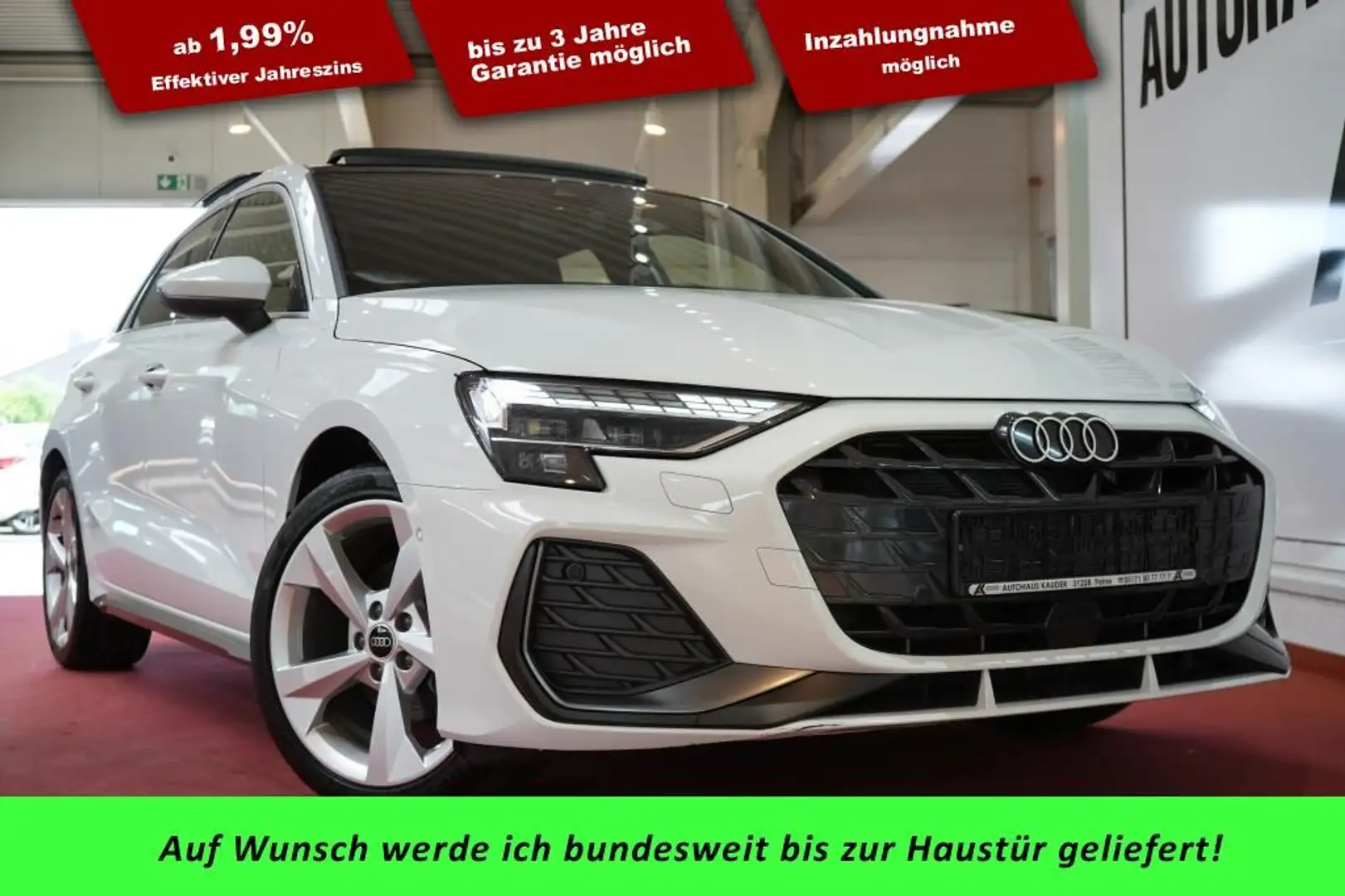 Audi A3 35 TDI Sportback S line*MATRIX*Pano*Kamera* Blanco - 1