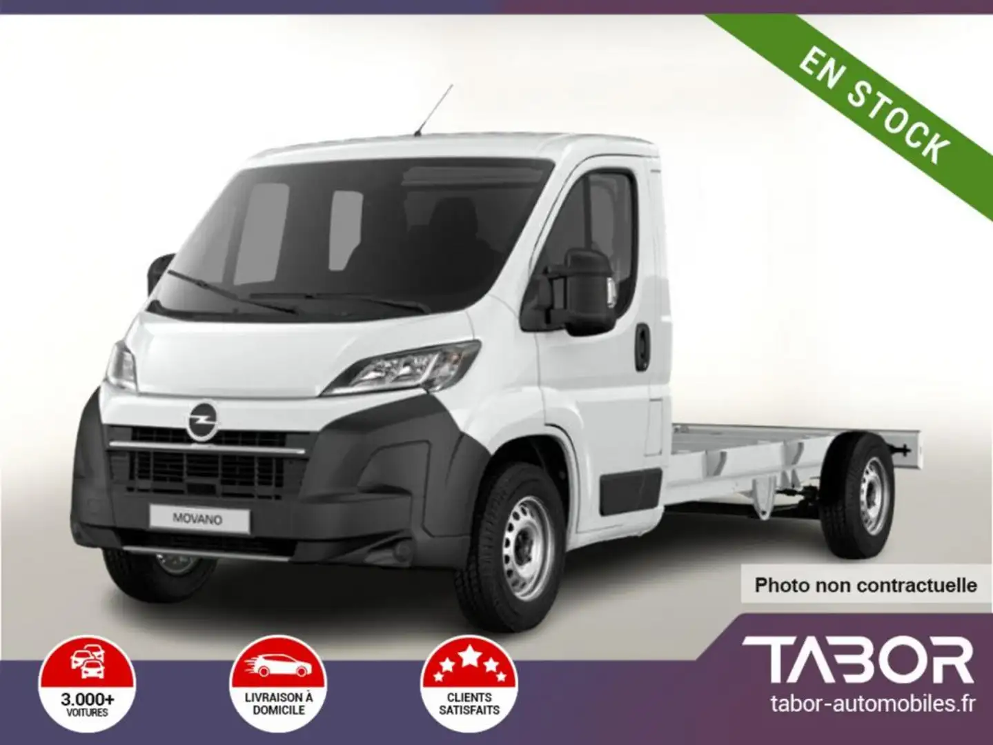 Opel Movano Fahrgestell BHDi 180 35+ L3 7"-DAB Blanc - 1