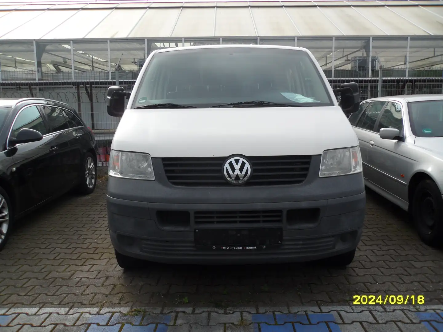Volkswagen T5 Transporter Pritsche Doppelkabine mit plane Білий - 2