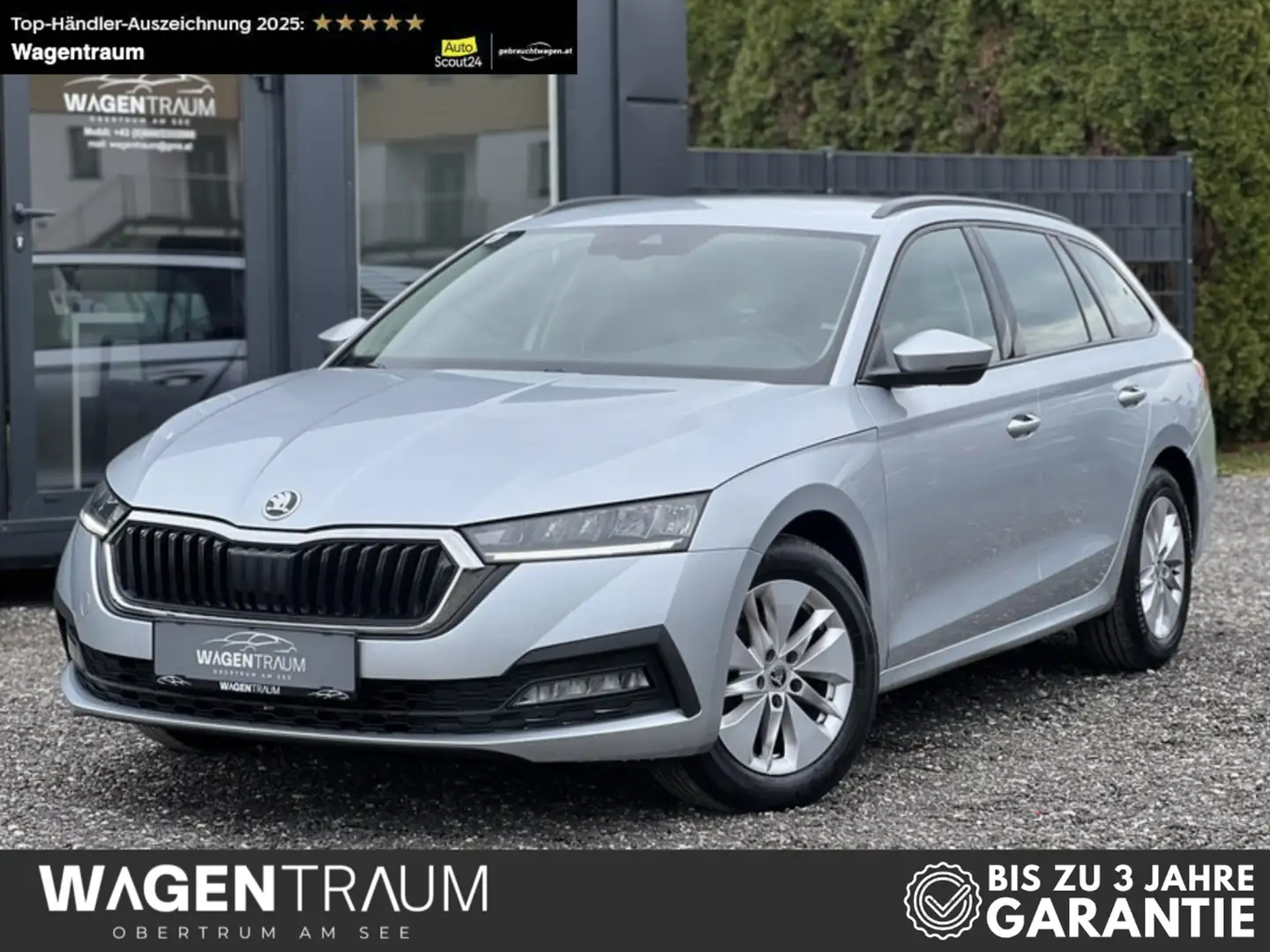 Skoda Octavia 1.0 TSI - Carplay - 1.Besitz - LED - viele Assist Silber - 1