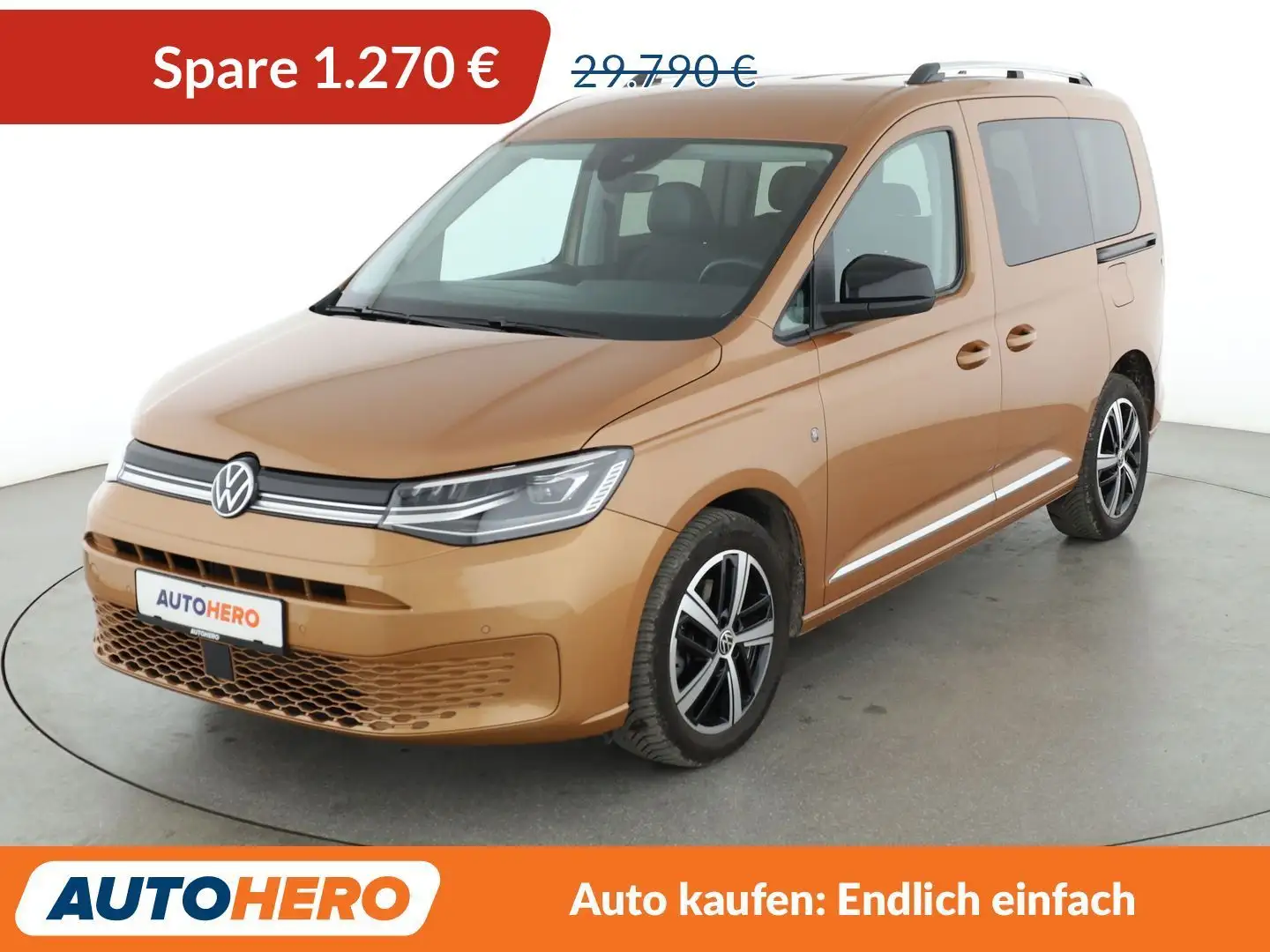 Volkswagen Caddy 1.5 TSI Style*NAVI*LED*CAM*PDC*SHZ*SPUR*KLIMA* Braun - 1