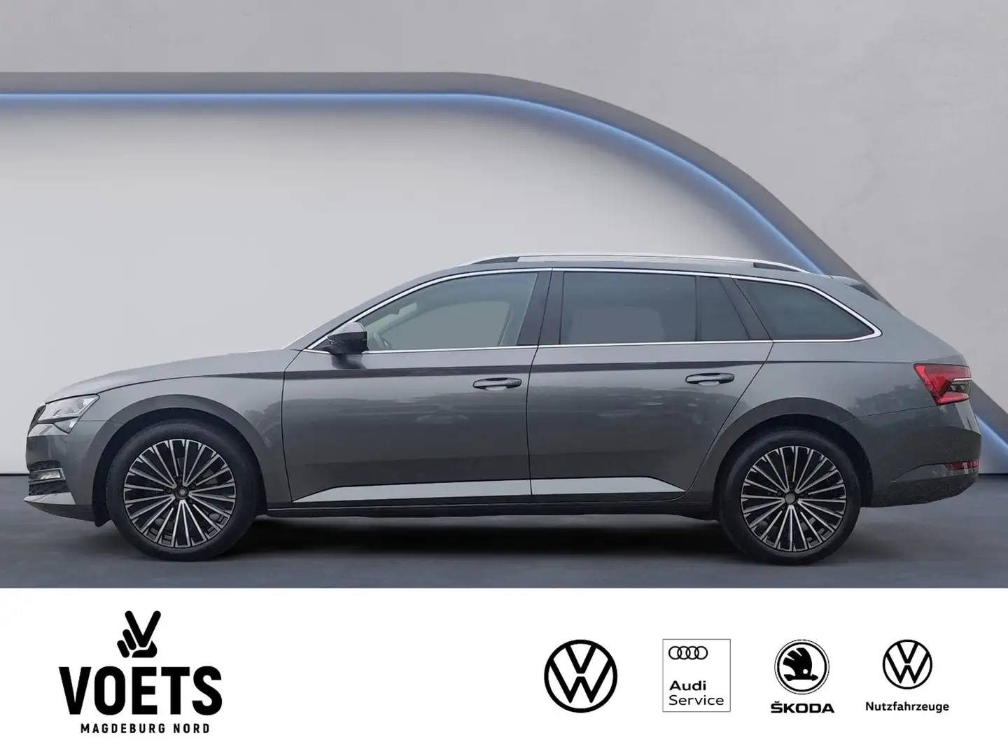 Skoda Superb Combi 2.0TDI STYLE DSG LED+Navi+Sitzhzg. Grigio - 2