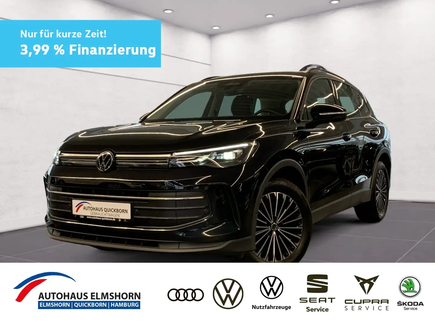 Volkswagen Tiguan Life 1.5 eTSI DSG AHK NAVI PARK Negro - 1
