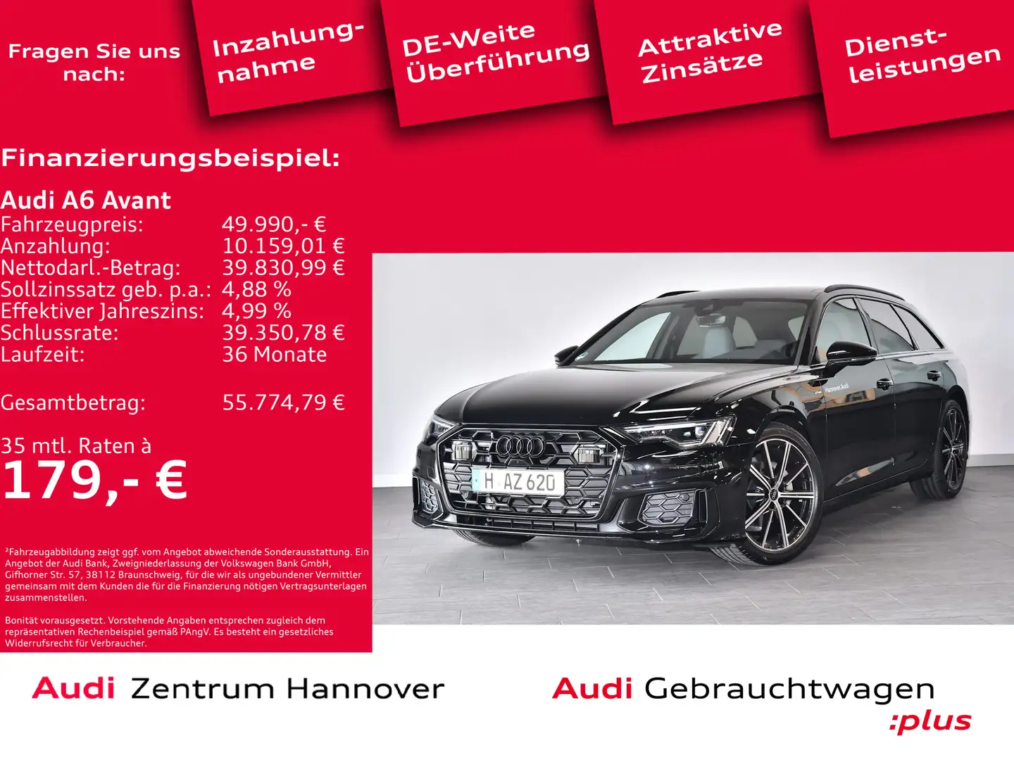 Audi A6 S line 40 TDI quattro Matrix Pano B&O K Noir - 1