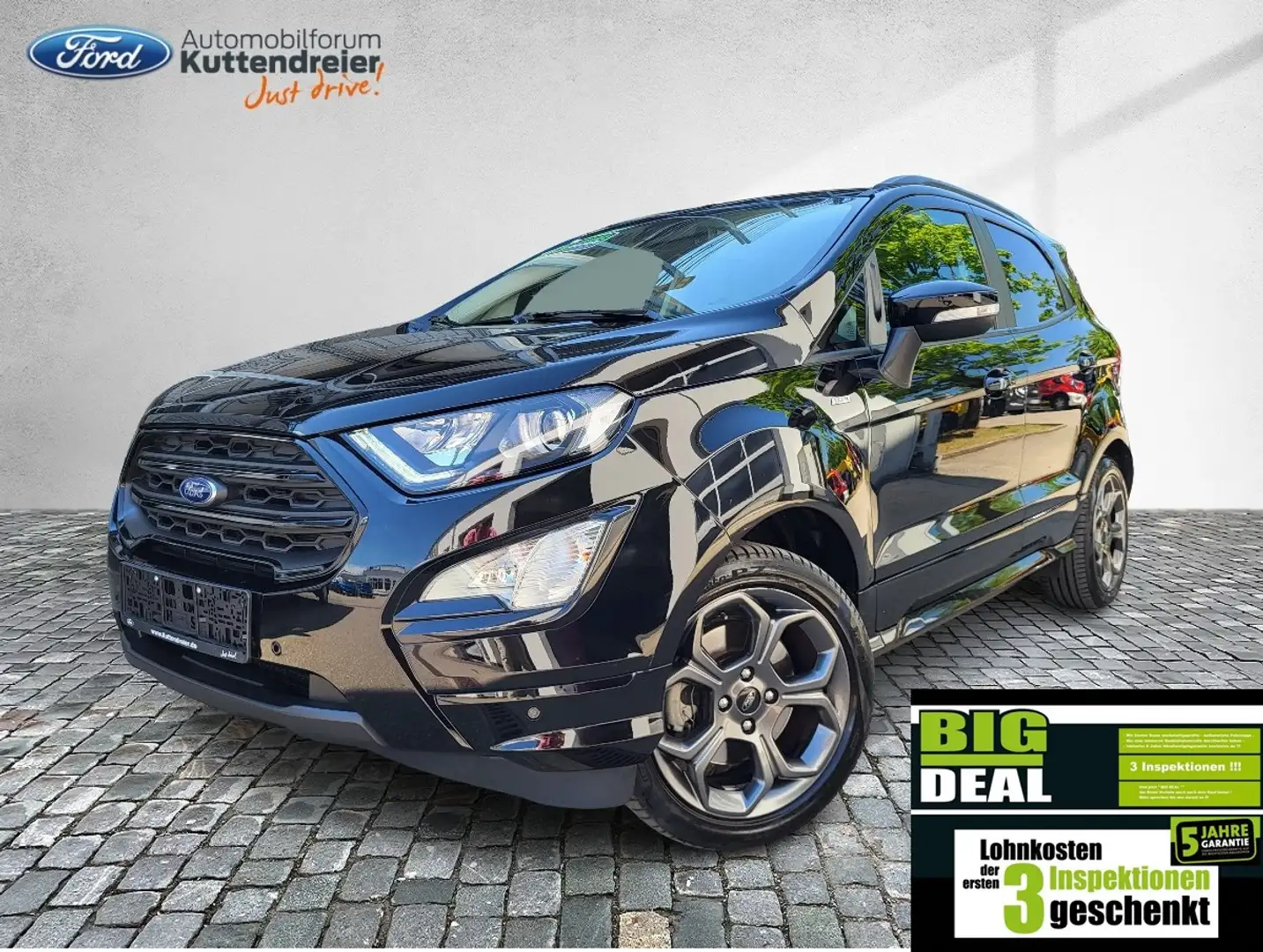 Ford EcoSport ST-Line Navi Kamera LED Teilleder 2xPDC Schwarz - 1