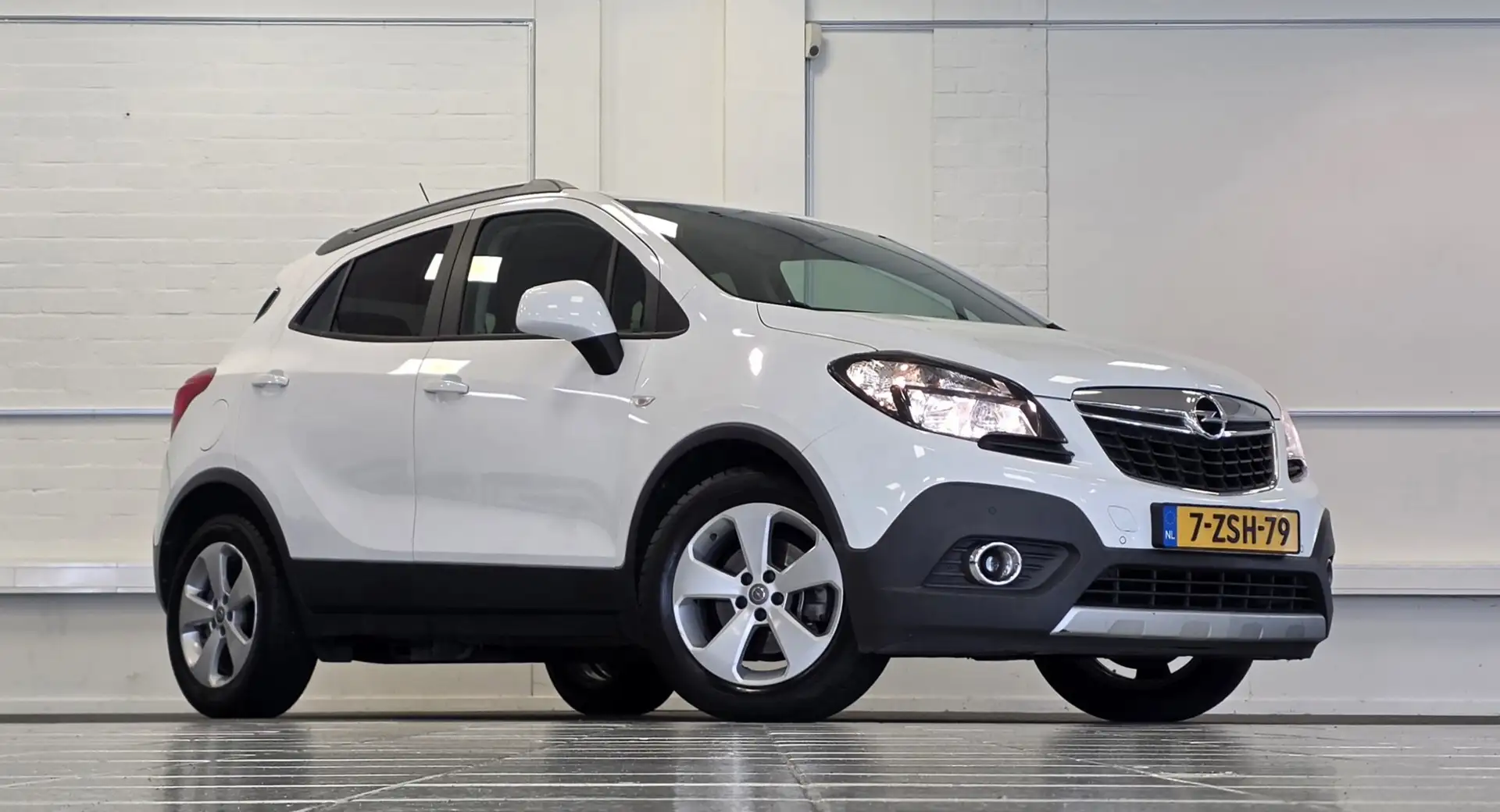 Opel Mokka 1.4 T Edition 100% Onderhouden 2e Eigenaar Mooi! Wit - 2