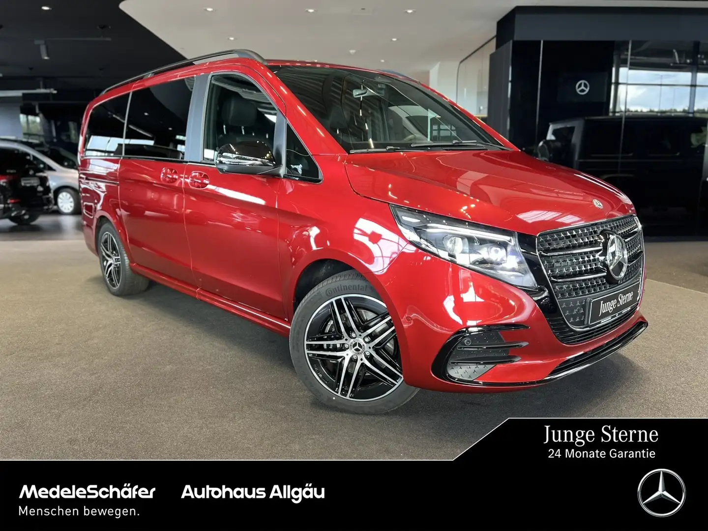 Mercedes-Benz V 250 V 250 d 4MATIC AVANTGARDE L NEUES MODELL AMG AHK Rot - 1