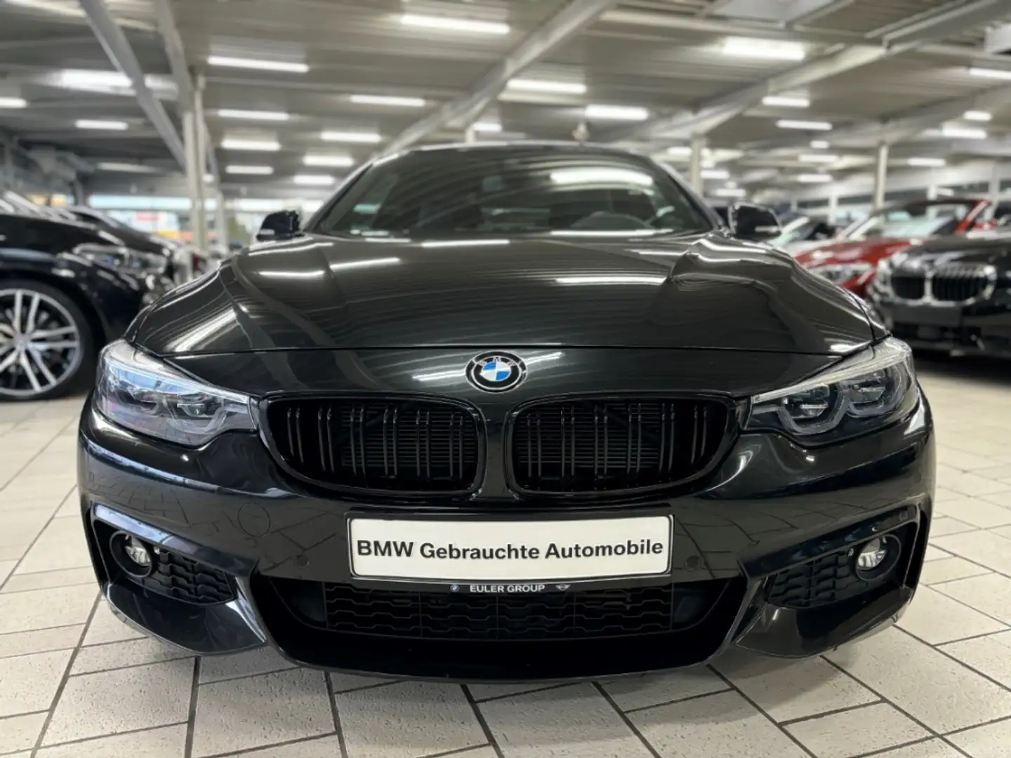 BMW 420 d A Cabrio Sportpaket El. Verdeck HUD Navi Leder L Schwarz - 2