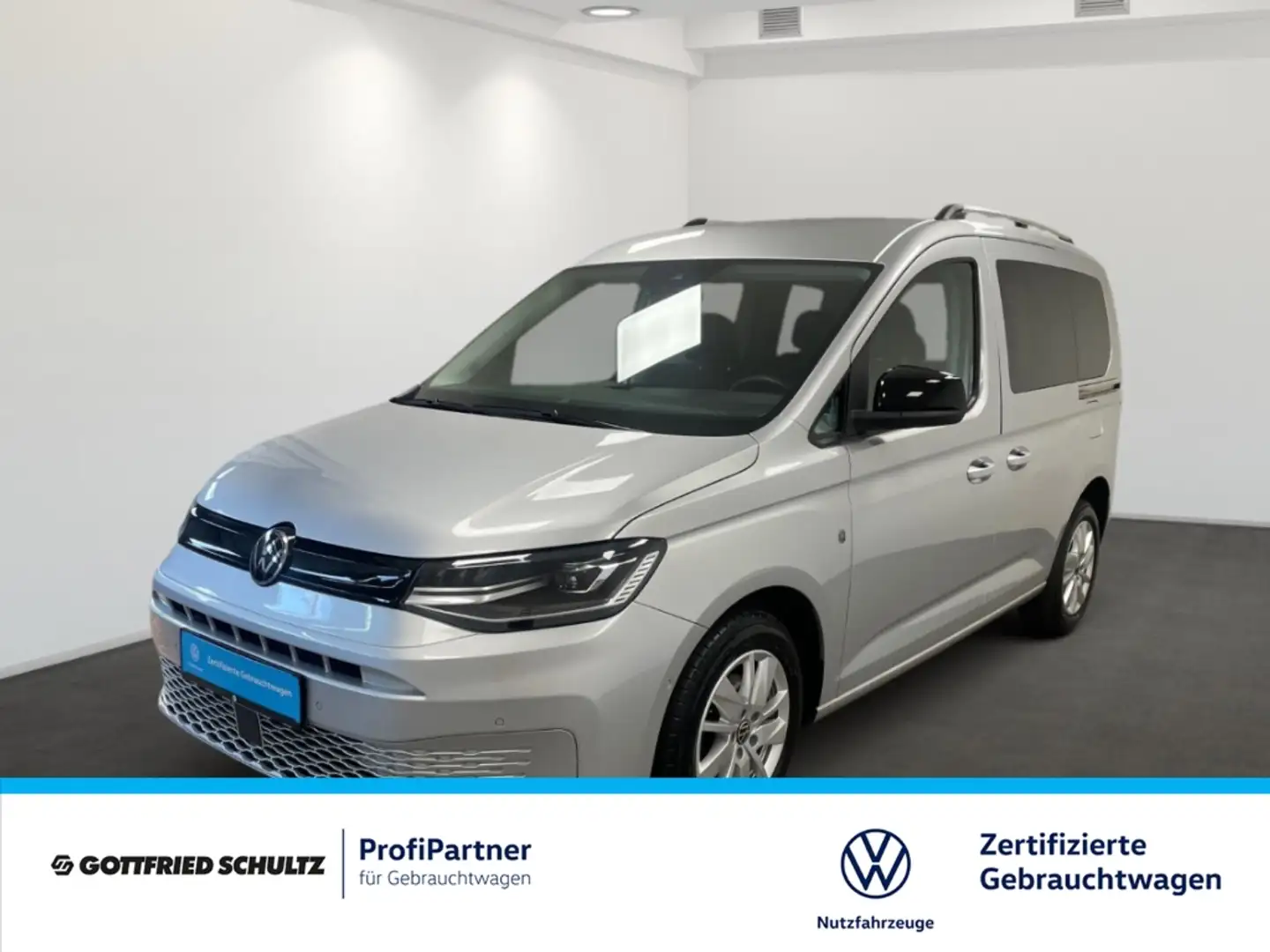 Volkswagen Caddy 2.0 TDI Anhängekupplung Standheizung Silber - 1