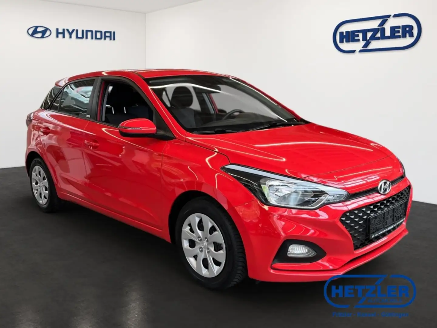 Hyundai i20 Select 1.0 EU6d-T Fahrerprofil Alarm Berganfahrass Rot - 2