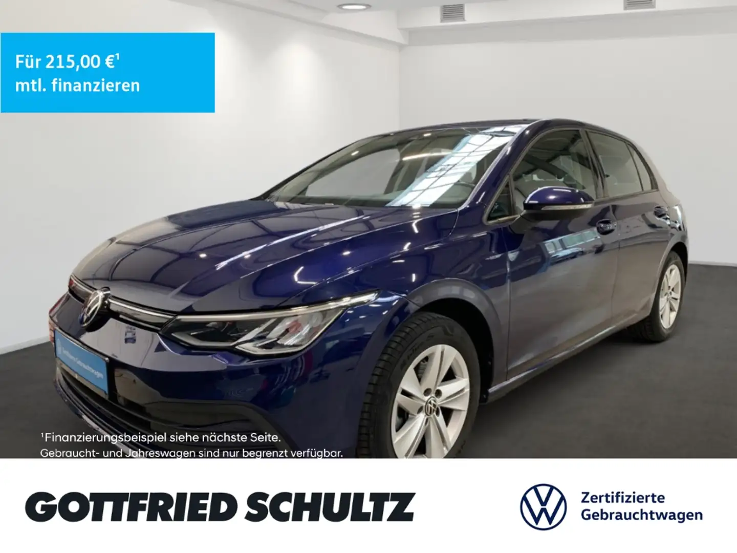 Volkswagen Golf VIII LIFE TSI LED ACC EINPARKHILFE NAVI SITZHEIZUN Blu/Azzurro - 1