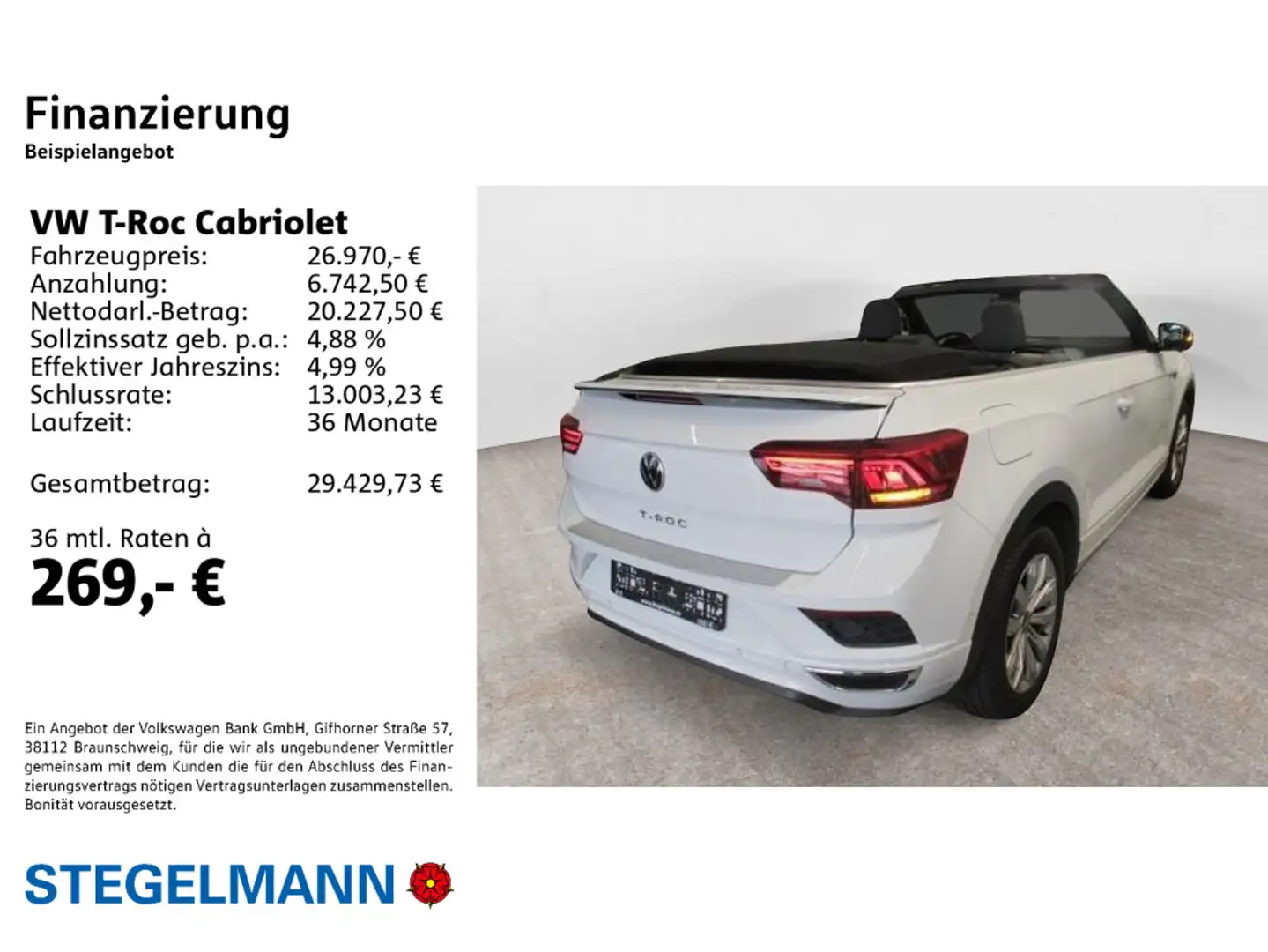 Volkswagen T-Roc 1.5 TSI DSG R-Line *Navi*LED*Sit Weiß - 2