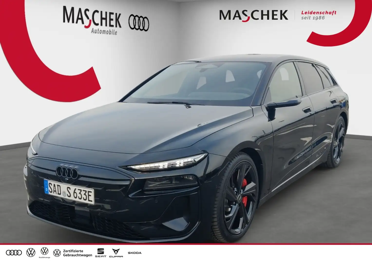 Audi S6 e-tron Avant TechPro MMIpro 21 VOLL! ACC STH Fekete - 1