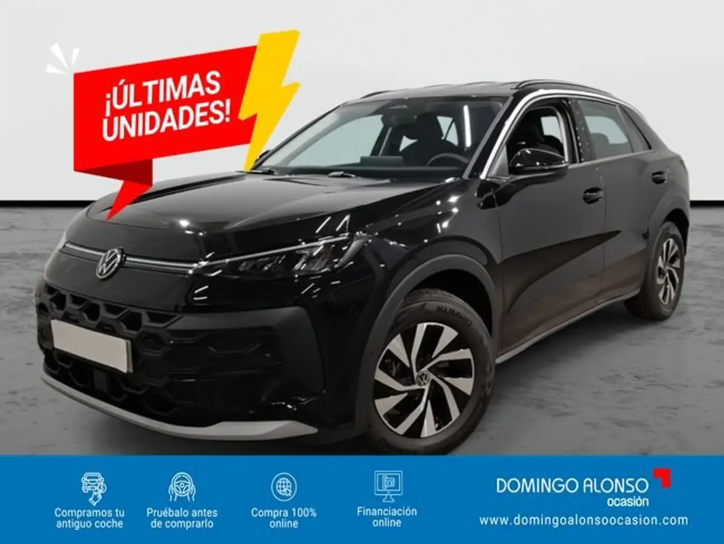 Volkswagen T-Roc Life 115 CV mHEV DSG7 Negro - 1